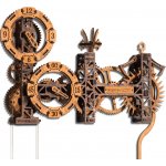 WOODEN CITY 3D puzzle Steampunk Gearworks nástěnné hodiny 304 ks – Sleviste.cz