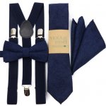 Amparo Miranda set motýlek a kšandy SM778 modrý – Zboží Mobilmania