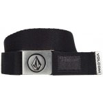 Volcom pásek Circle Web stoney black – Zboží Dáma