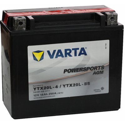 Varta YTX20L-BS, 518901 | Zboží Auto