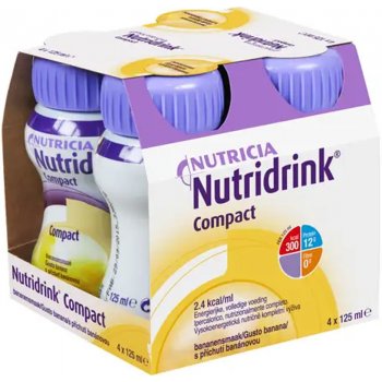 NUTRIDRINK COMPACT PROTEIN S PŘÍCHUTÍ BANÁNOVOU POR SOL 4X125ML