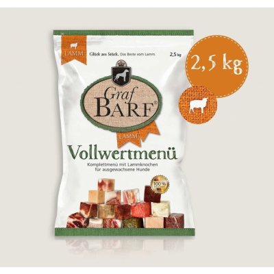 Graf Barf Jehněčí Menu 2,5 Kg – Hledejceny.cz