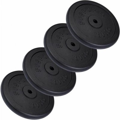 ScSPORTS Litinové kotouče 30 kg 30/31 mm sada 4 ks – Hledejceny.cz