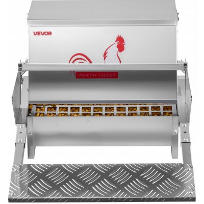 Vevor krmítko s pedálem a uzamykatelným víkem 11,3 kg – Sleviste.cz