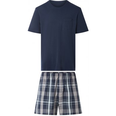 esmara Men pánské pyžamo navy modrá / kostkovaná – Zboží Dáma