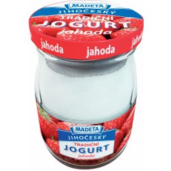 Madeta Jihočeský jogurt tradiční jahoda 200 g