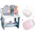 Smoby Set zdravotnický pult pro lékaře Baby Care Center s plenkami a nočním úborem – Hledejceny.cz