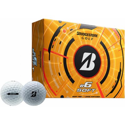 Bridgestone Golf e6 Soft bílé 12 ks – Zboží Mobilmania