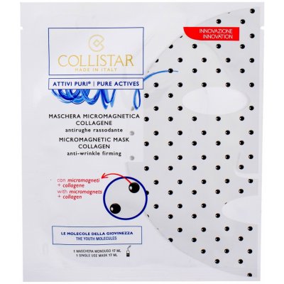 Collistar Pure Actives Micromagnetic Mask Collagen zpevňující kolagenová maska proti vráskám 1 ks – Zbozi.Blesk.cz