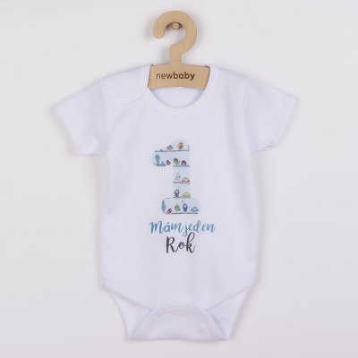 Body s potiskem New Baby Mám jeden Rok