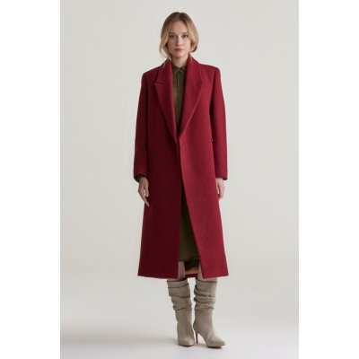 Gant Textured Wrap Coat červený – Sleviste.cz