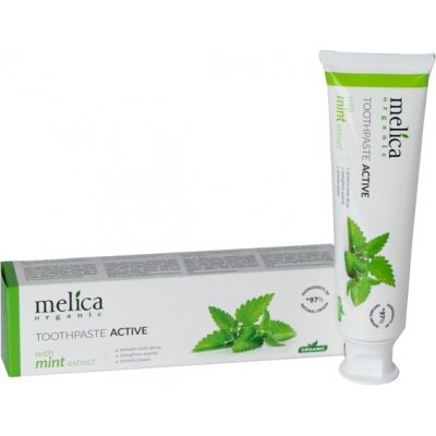 Melica Organic bez fluoru s extraktem z máty 100 ml – Hledejceny.cz