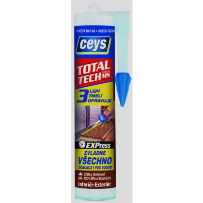 CEYS TOTAL TECH EXPRESS lepidlo a tmel 290 ml hnědý – Zbozi.Blesk.cz