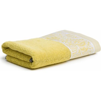 Möve Ethno Doubleface ručník 50 x 100 cm yellow