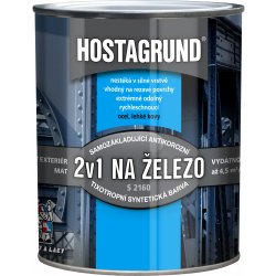 Barvy a laky Hostivař Hostagrund S2160 0199 černá 0,6L