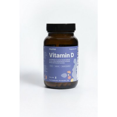 MUMO Doplněk výživy pro těhotné Vitamin D 60 kapslí – Hledejceny.cz