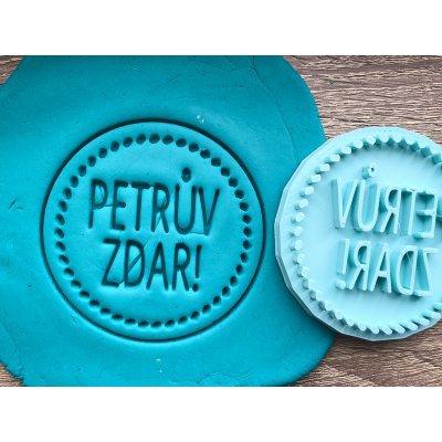 TVOŘÍTKO Petrův zdar! - razítko Rozměr: 8 cm, + Vykrajovátko: Ano – Hledejceny.cz
