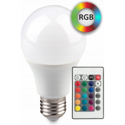 Polux LED RGB Stmívatelná žárovka E27/8,5W/230V 2700K SA0513 – Zboží Mobilmania