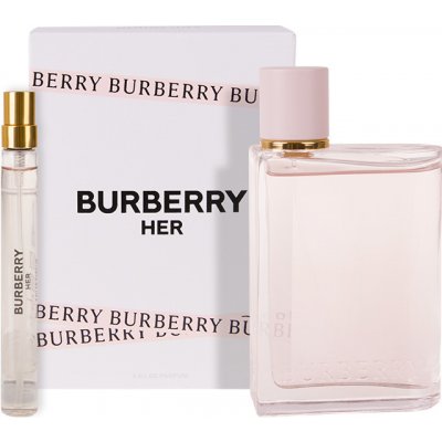 Burberry Burberry Her, SET: Parfumovaná voda 100ml + Parfumovaná voda 10ml + Tělové mléko 75ml pre ženy EDP – Zbozi.Blesk.cz