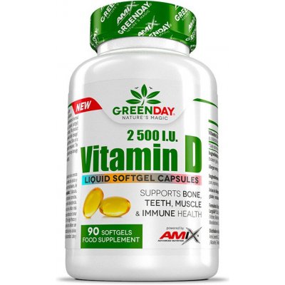 Amix Vitamin D 2500 I.U. 90 kapslí – Hledejceny.cz