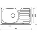 Set Sinks Classic 760 V 0,5 mm + Pronto – Zboží Mobilmania