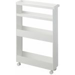 YAMAZAKI Police pojízdné YAMAZKI Tower 1806, bílé – Zboží Dáma