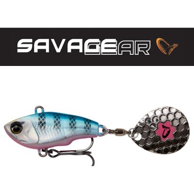 Savage Gear Fat Tail Spin Sinking Blue Silver Pink 6,5cm 16g – Zbozi.Blesk.cz