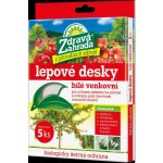 Maják ostaní Lepové desky ZDRAVÁ ZAHRADA bílé na pilatky 15x20cm 5 ks – Sleviste.cz