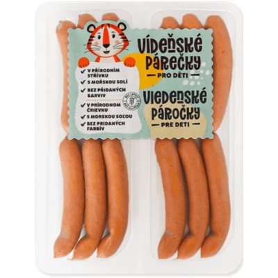 Bilbo Vídeňské párky pro děti 300 g – Zbozi.Blesk.cz