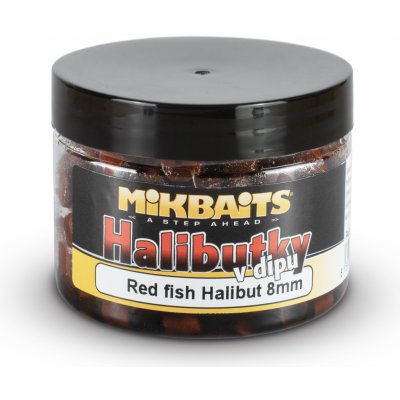 Mikbaits Pelety Halibutky v Dipu 150ml 8mm Red fish halibut – Zboží Mobilmania