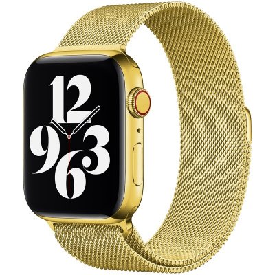 Eternico Elegance Milanese pro Apple Watch 38mm / 40mm / 41mm / 42mm gold AET-AWMNS-go-38 – Zboží Živě