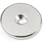 Magsy Neodymový magnet válec s dírou pro šroub se zápustnou hlavou pr.34 x 4 N 80 °C, VMM4-N35 Počet kusů: 1 ks – Sleviste.cz