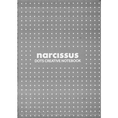 Narcis blok DOTS A4 80 g lepený šedý 60 listů – Zboží Živě