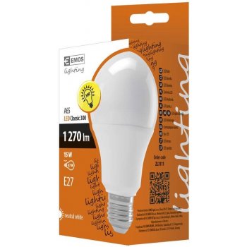 Emos LED žárovka Classic A65 15W E27 Neutrální bílá