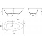 Mexen Glass 170 x 85 cm 58061708507 – Hledejceny.cz