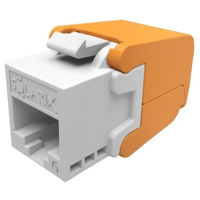 Samořezný keystone Solarix CAT6 UTP SXKJ-6-UTP-WH-SA Component Level a 4PPoE certifikace – Zboží Dáma