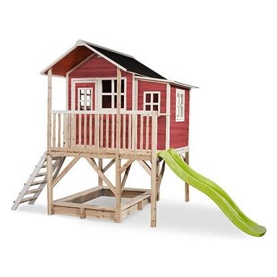 Exit zahradní cedrový domeček Loft 550 červený – Zboží Mobilmania