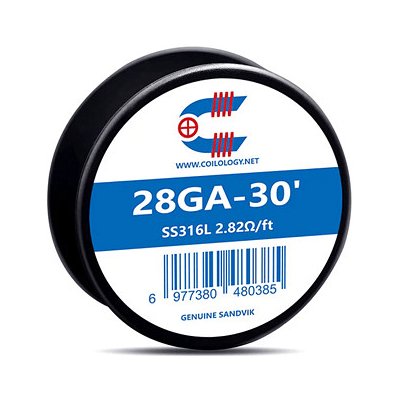 Coilology Sandvik Odporový drát SS316L 9m 28GA – Hledejceny.cz