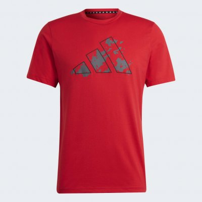 adidas pánské tričko s krátkým rukávem TR-ES+ TEE IJ9604 Červené – Zboží Mobilmania