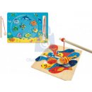 Dřevěná hračka Woody Kruh Rybolov magnetická hra