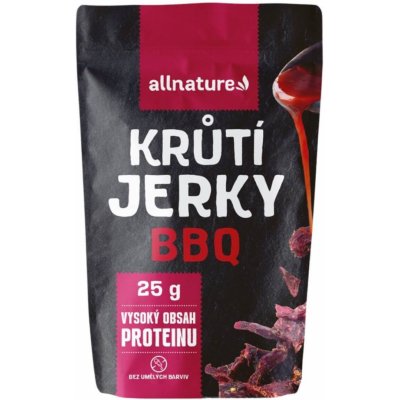 Allnature Turkey Jerky BBQ sušené maso krůtí 25 g – Zboží Mobilmania