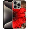 Pouzdro a kryt na mobilní telefon Apple mmCase Gelové iPhone 15 Pro - gerbera