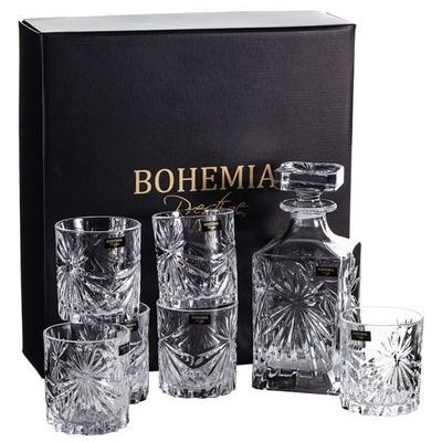 BOHEMIA karafa FIORE 0,85 l + 6 x 320 ml – Zbozi.Blesk.cz