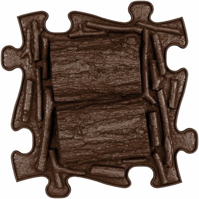 MUFFIK MFK-008-2-1-12 Ortopedická podložka Klády tvrdé Hnědá – Zboží Dáma