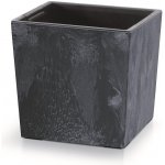 Prosperplast Květináč URBI SQUARE LOW EFFECT 30 cm antracit – Zboží Dáma