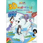 3D omalovánka A4 SET Polární medvěd lachtan tučňák – Zboží Mobilmania