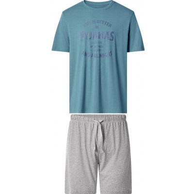 esmara Men pánské pyžamo modrá/šedá – Hledejceny.cz