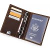 Pouzdro na doklady a karty Contacts kožené pouzdro na pas a doklady Blaise Contacts M1340