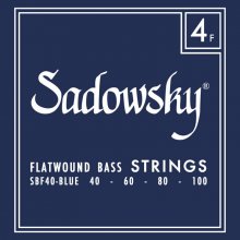 Sadowsky Blue Label Bass String Set Flatwound - 4 String 040-100