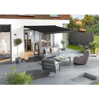 Sunfun Kazetová markýza Elba, černá, 3 x 2,5 m 325NMONOI562 – Zboží Mobilmania